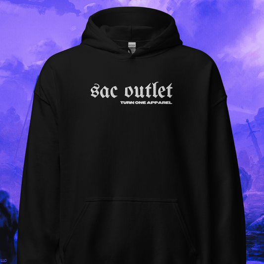 Sac Outlet Embroidered Unisex Hoodie